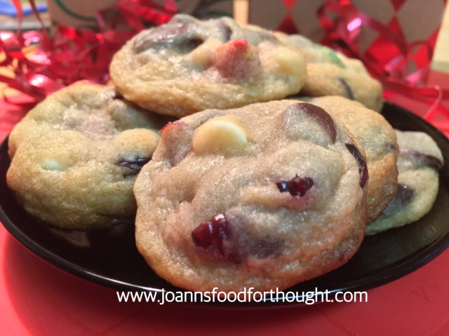 Holiday Cherry Chocolate Chip Cookies