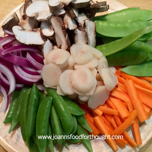 Shrimp and Vegetable Stir Fry Ingredients